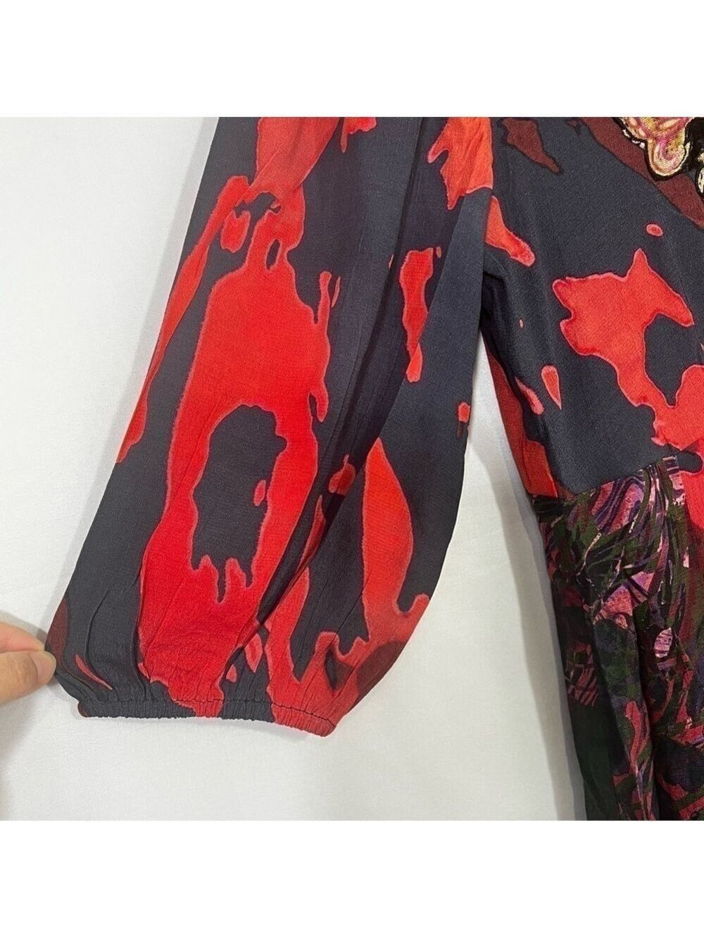 Soft Surroundings Boho Velvet Front Epiphany Maxi Dress Size 6 New - Picture 6 of 15